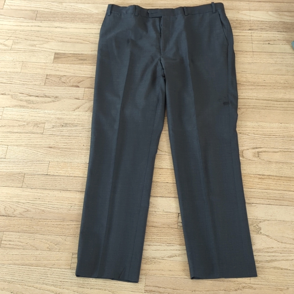 Men's DKNY grey wool dress pants size 36x32
